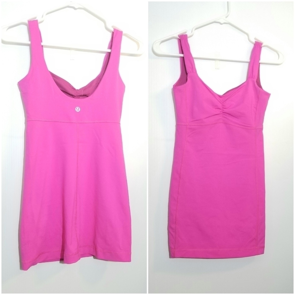 Lululemon Women's Hot Pink Workout Yoga Athletic onActive Tank Top, size 4